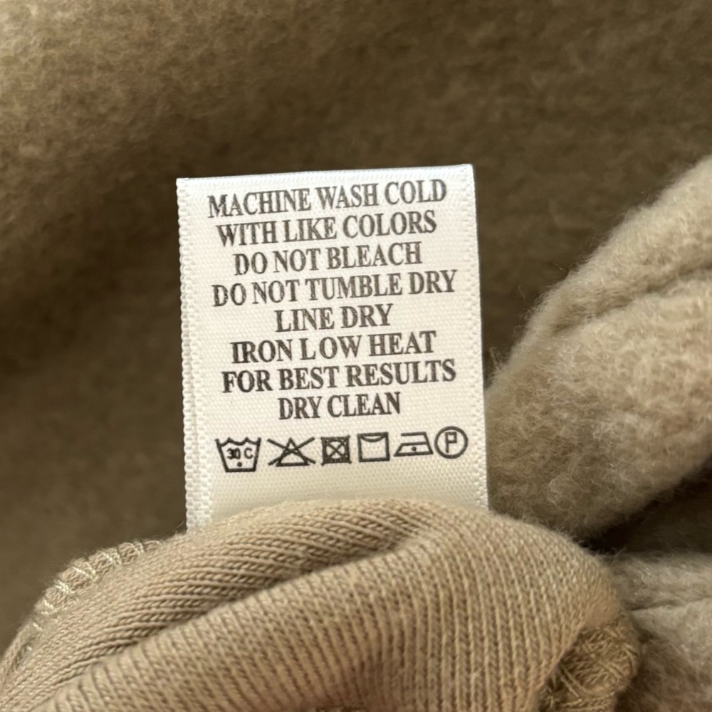 NWT Jacket Sweatshirt Quarter-Zip Henley Large Olive Green - Picture 11 of 11